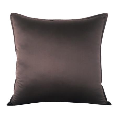 หมอนอิง HOME LIVING STYLE SATINY 24X24 นิ้ว สีน้ำตาลเข้ม