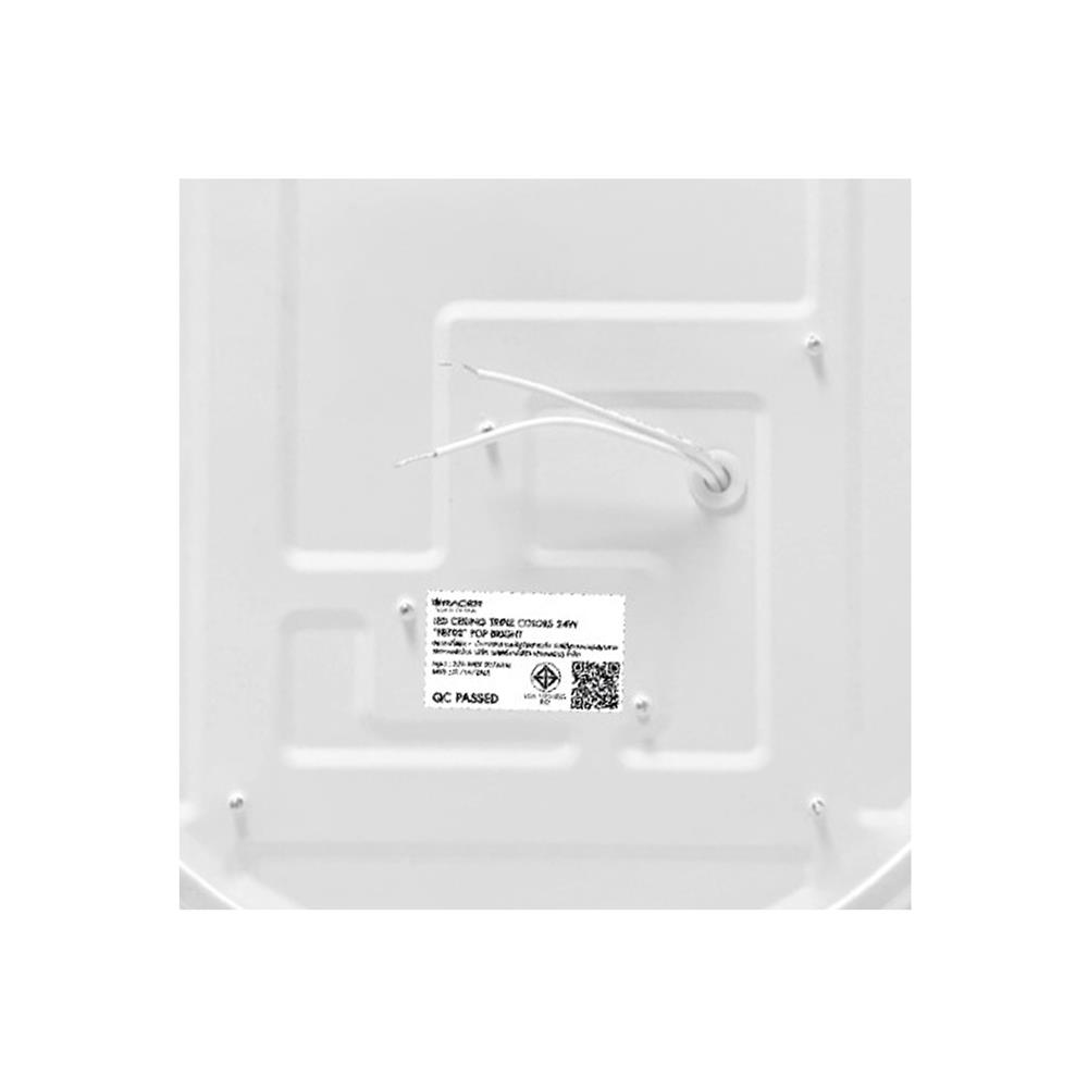 ไฟเพดาน LED RACER POP BRIGHT PBT02 14 นิ้ว 24 วัตต์ DAYLIGHT/COOL WHITE/WARM WHITE สีขาว