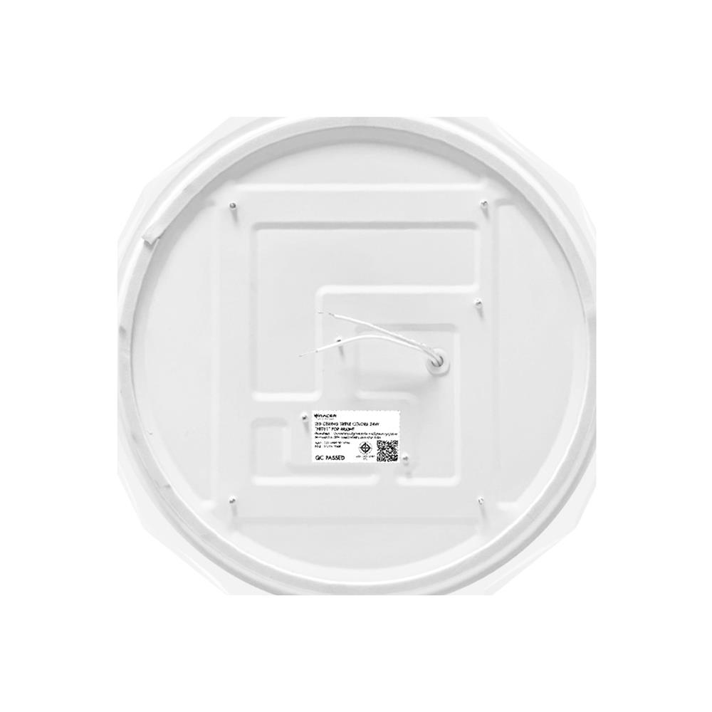 ไฟเพดาน LED RACER POP BRIGHT PBT01 14 นิ้ว 24 วัตต์ DAYLIGHT/COOL WHITE/WARM WHITE สีขาว