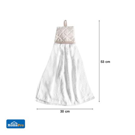 ผ้าเช็ดมือ KECH LOGAN สีน้ำตาล_3