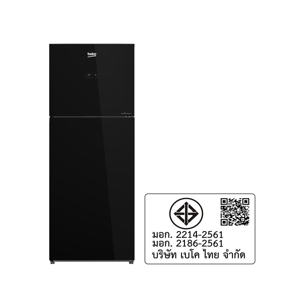 ตู้เย็น 2 ประตู BEKO RDNT401E40VZHFSGB 13.2 คิว กระจกดำ อินเวอร์เตอร์