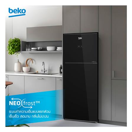 ตู้เย็น 2 ประตู BEKO RDNT401E40VZHFSGB 13.2 คิว กระจกดำ อินเวอร์เตอร์_6