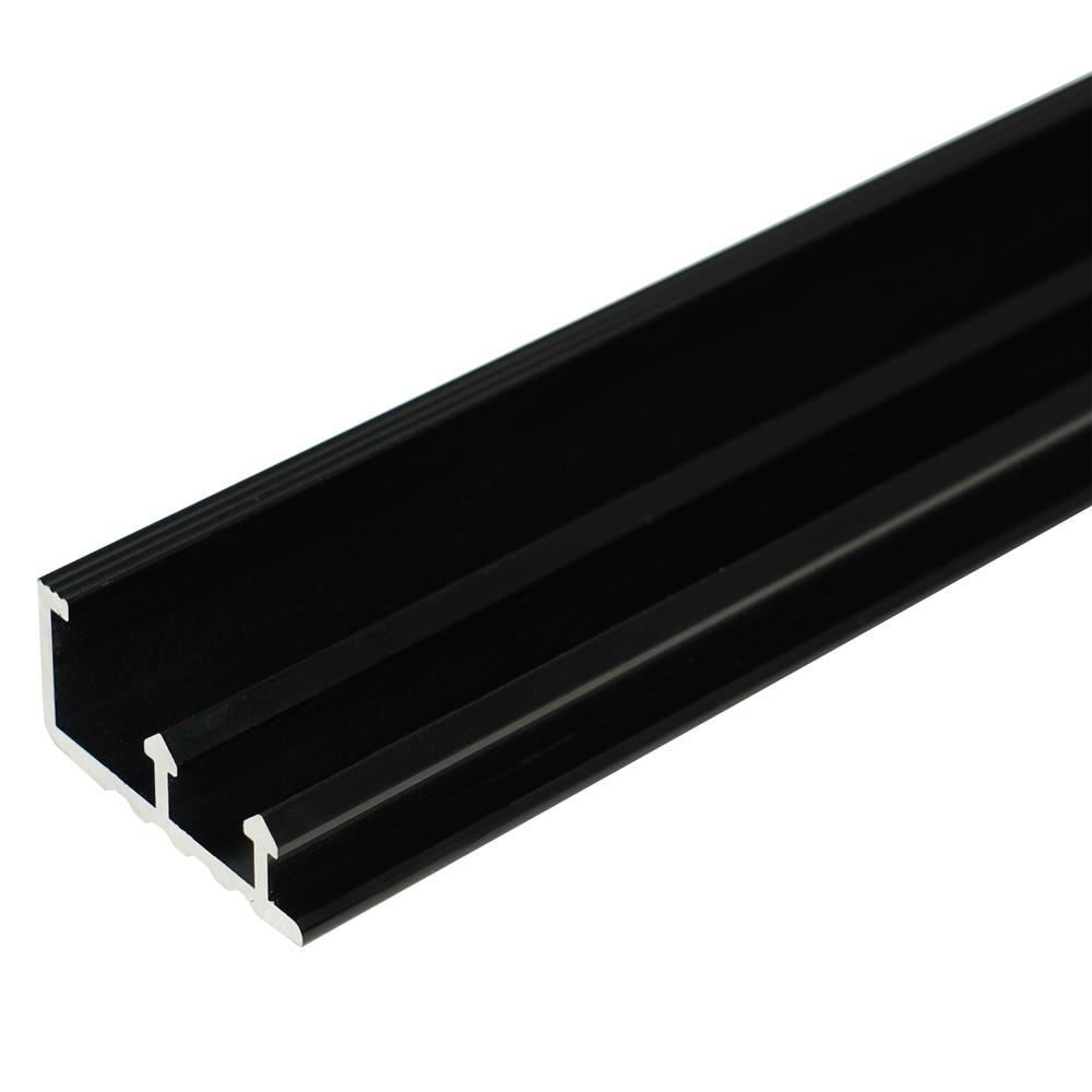 จมูกบันไดอะลูมิเนียม TARA 40 มม. 2 ม. สีดำเงา