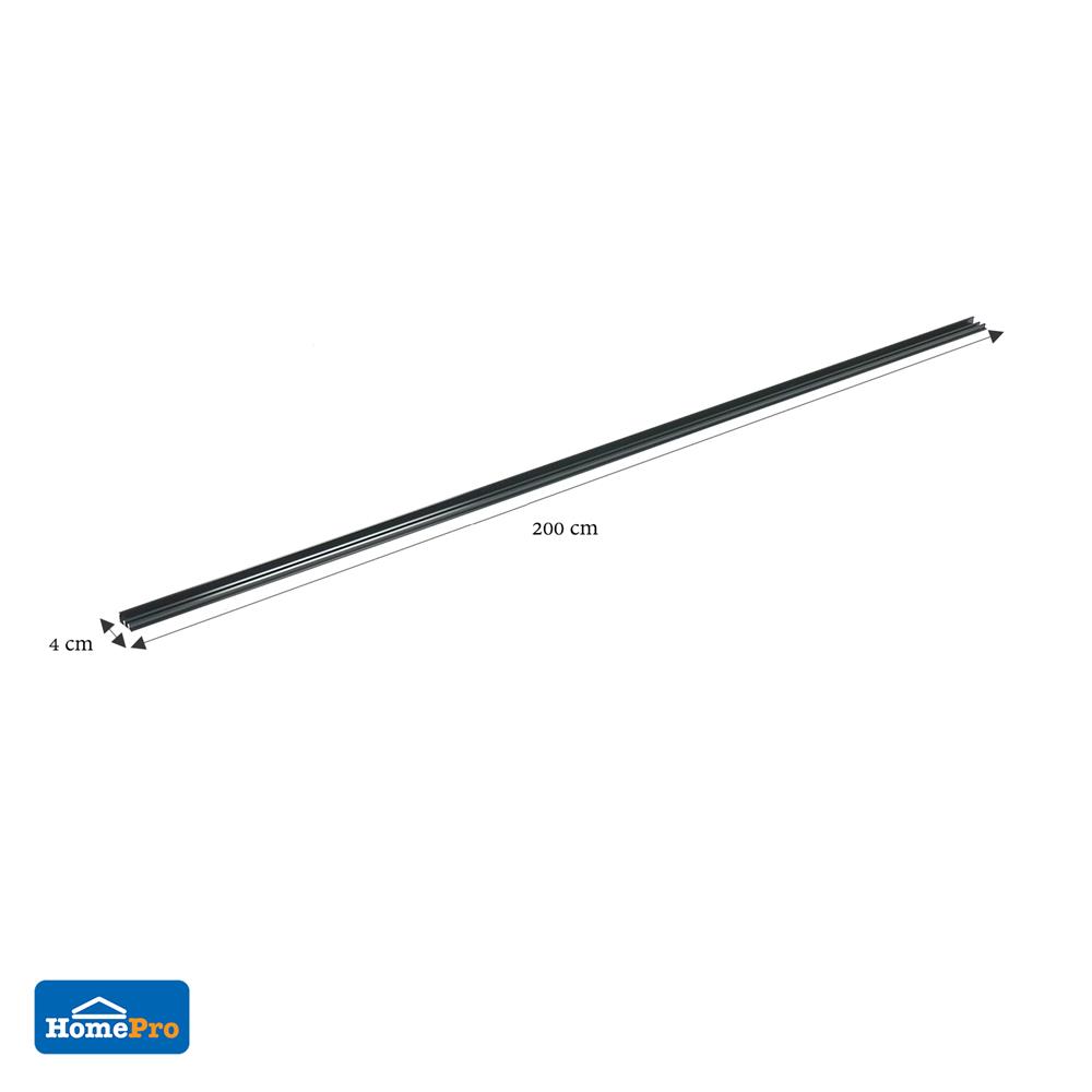 จมูกบันไดอะลูมิเนียม TARA 40 มม. 2 ม. สีดำเงา