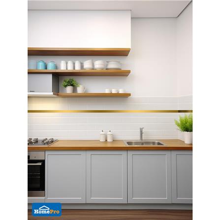 เส้นแบ่งแนวอะลูมิเนียม TARA 20 มม. 2 ม. สีทอง_5