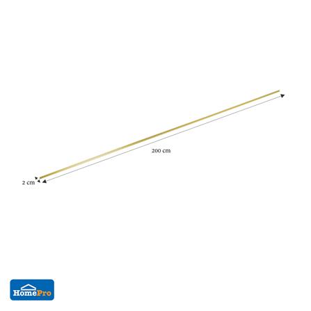 เส้นแบ่งแนวอะลูมิเนียม TARA 20 มม. 2 ม. สีทอง_6