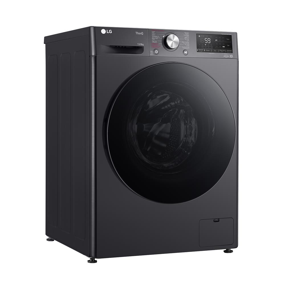 เครื่องซักอบผ้าฝาหน้า LG FV1413H4M 13/8 กก. 1400RPM อินเวอร์เตอร์ สีดำ