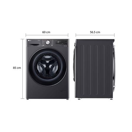 เครื่องซักอบผ้าฝาหน้า LG FV1411H3M 11/7 กก. 1400RPM อินเวอร์เตอร์ สีดำ_7