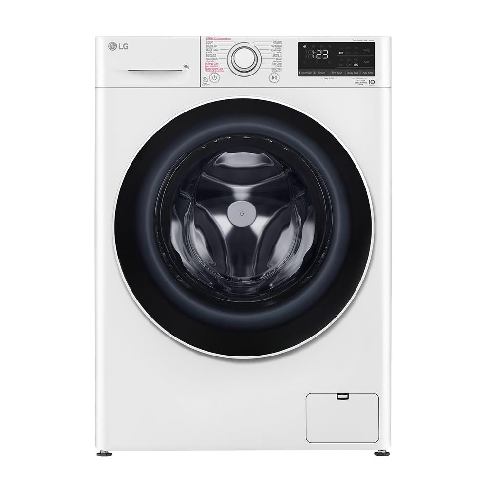 เครื่องซักผ้าฝาหน้า LG FV1209S5WG 9 กก. อินเวอร์เตอร์ สีขาว
