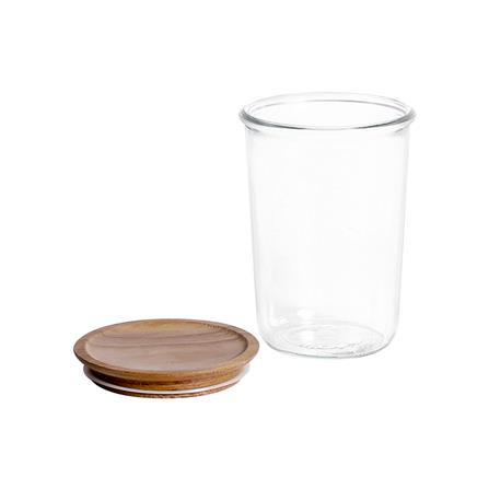 ขวดโหลแก้วฝาดึงไม้ WECK MOLD 0.85 ลิตร_1