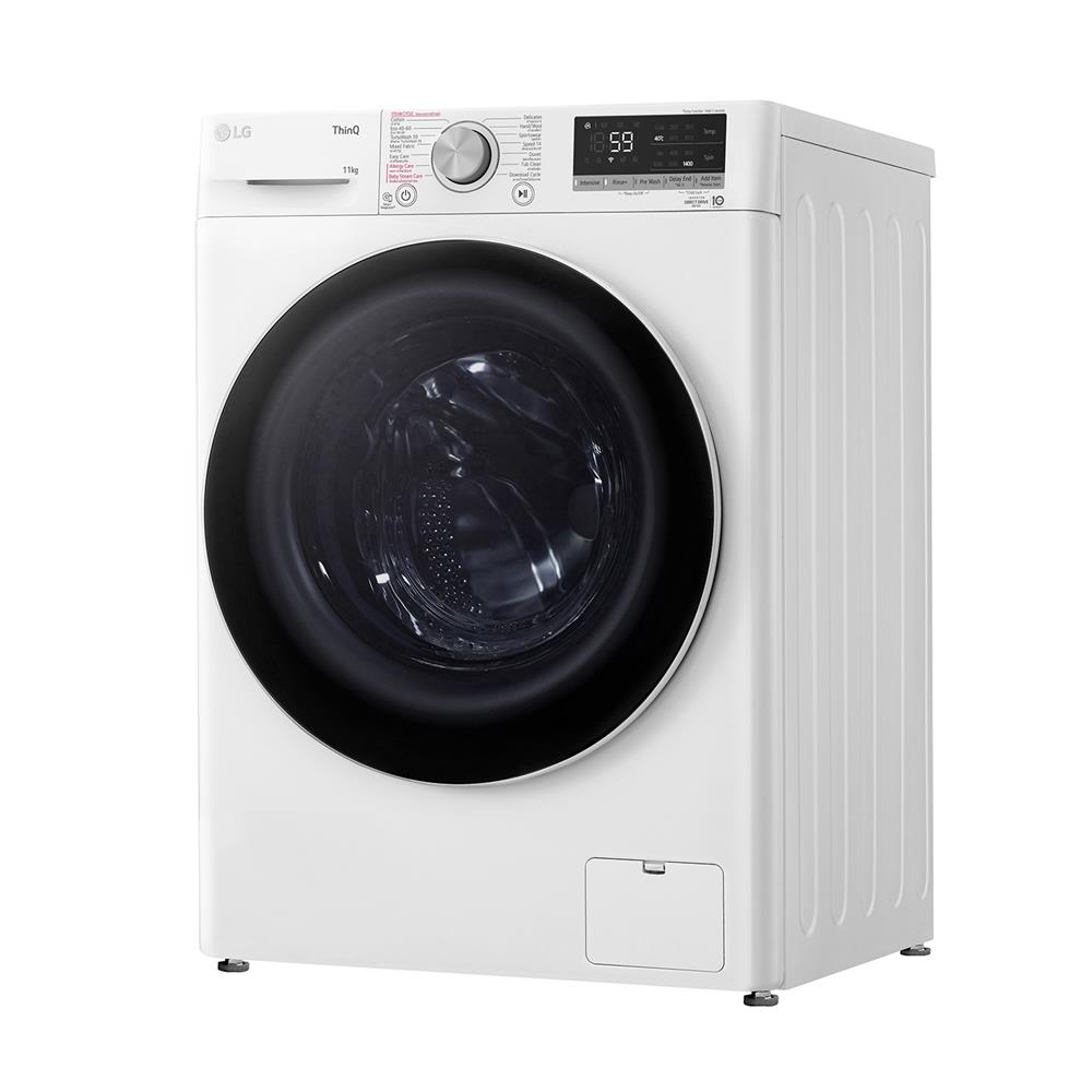 เครื่องซักผ้าฝาหน้า LG FV1411S4W1 11 กก. 1400RPM อินเวอร์เตอร์ สีขาว