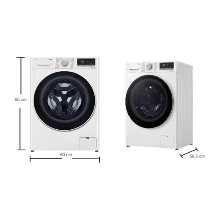 เครื่องซักผ้าฝาหน้า LG FV1411S4W1 11 กก. 1400RPM อินเวอร์เตอร์ สีขาว_6