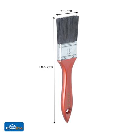 แปรงทาสีด้ามพลาสติกขนสังคราะห์ดำ MATALL 1.5 นิ้ว_4