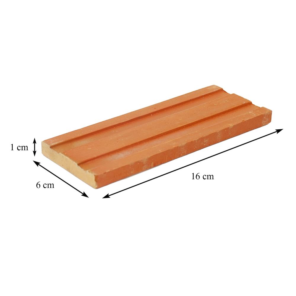 กระเบื้องดินเผา ONGROUND 1x6x16 ซม. สีธรรมชาติ