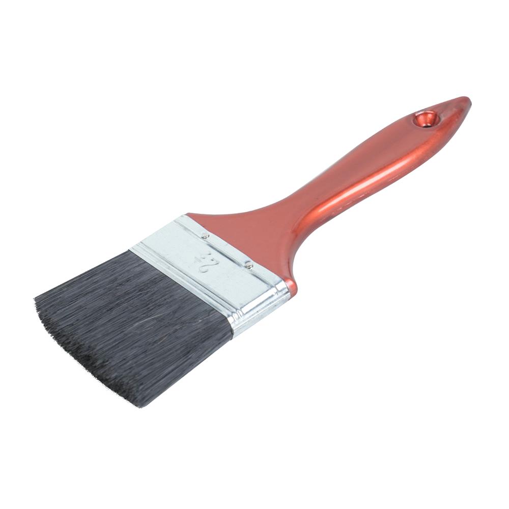 แปรงทาสีด้ามพลาสติกขนสังคราะห์ดำ MATALL 2.5 นิ้ว