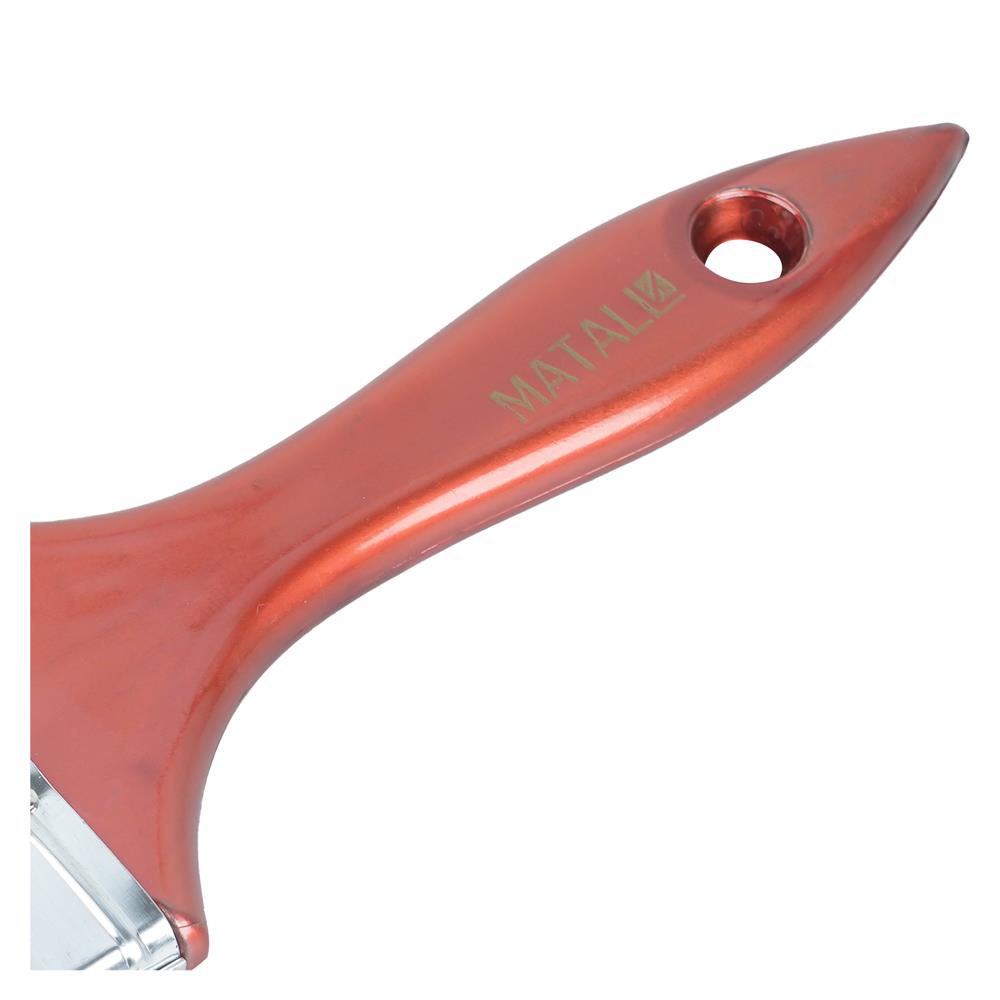 แปรงทาสีด้ามพลาสติกขนสังคราะห์ดำ MATALL 3 นิ้ว