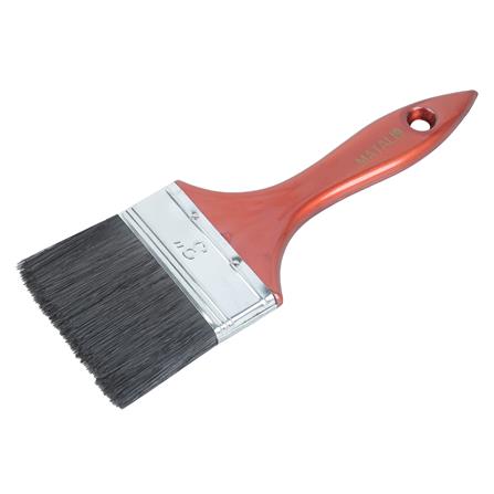 แปรงทาสีด้ามพลาสติกขนสังคราะห์ดำ MATALL 3 นิ้ว_0