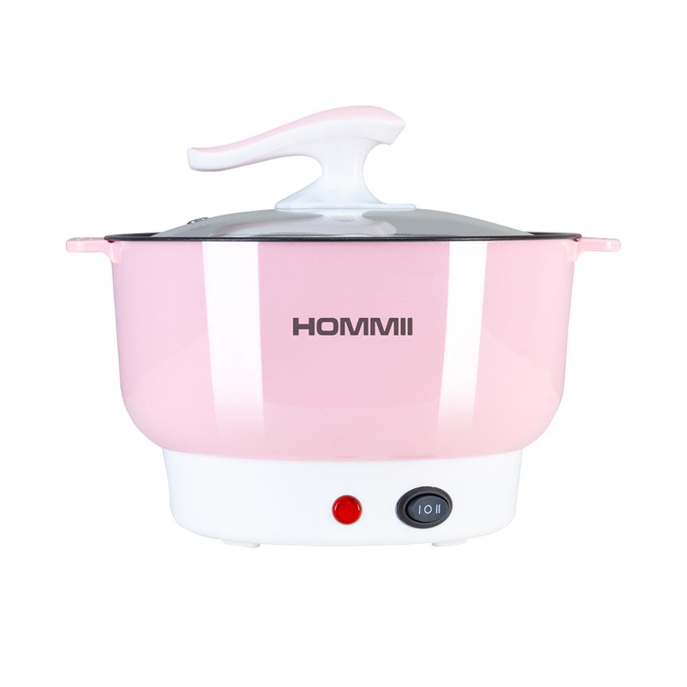 หม้ออเนกประสงค์ HOMMII HSH-09 สีชมพู 1.8 ลิตร