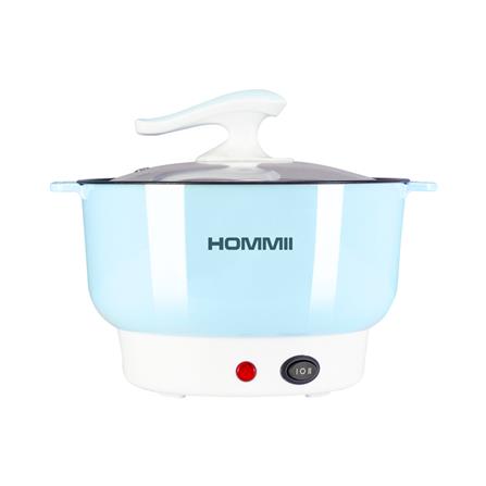 หม้ออเนกประสงค์ HOMMII HSH-09 สีฟ้า 1.8 ลิตร