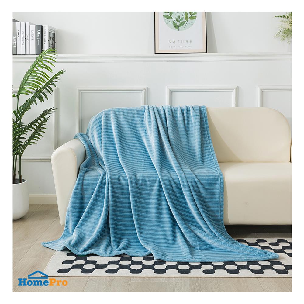 ผ้าห่ม HOME LIVING STYLE VINCENT 60X80 นิ้ว สี BLUE