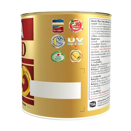 สีรองพื้นสีทองคำอะคริลิก สูตรน้ำ TOA GOLD PW222 สีเหลือง 1/4 แกลลอน_2