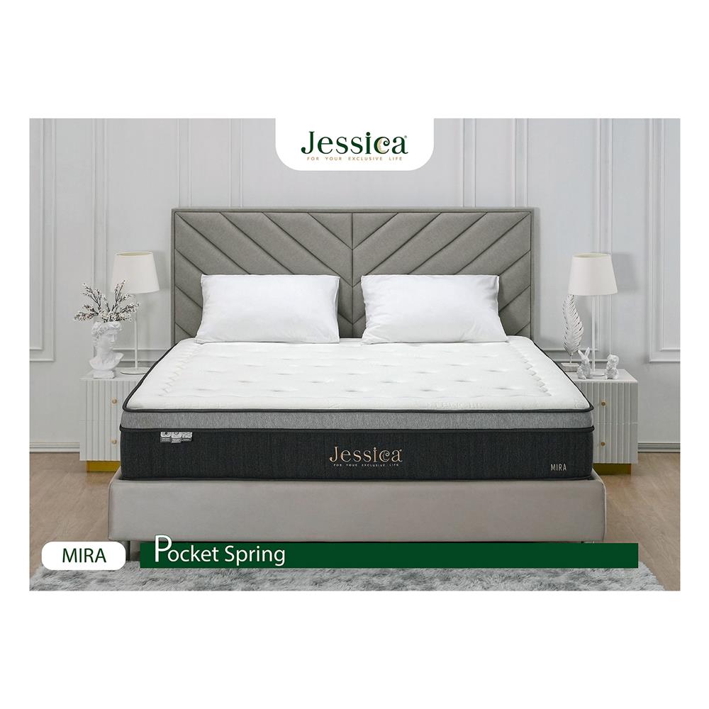 ที่นอน 5 ฟุต JESSICA MIRA พร้อมชุดเครื่องนอน 11 ชิ้น