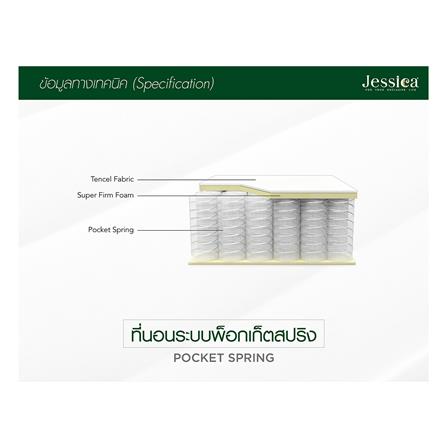 ที่นอน 5 ฟุต JESSICA MIRA พร้อมชุดเครื่องนอน 11 ชิ้น_5