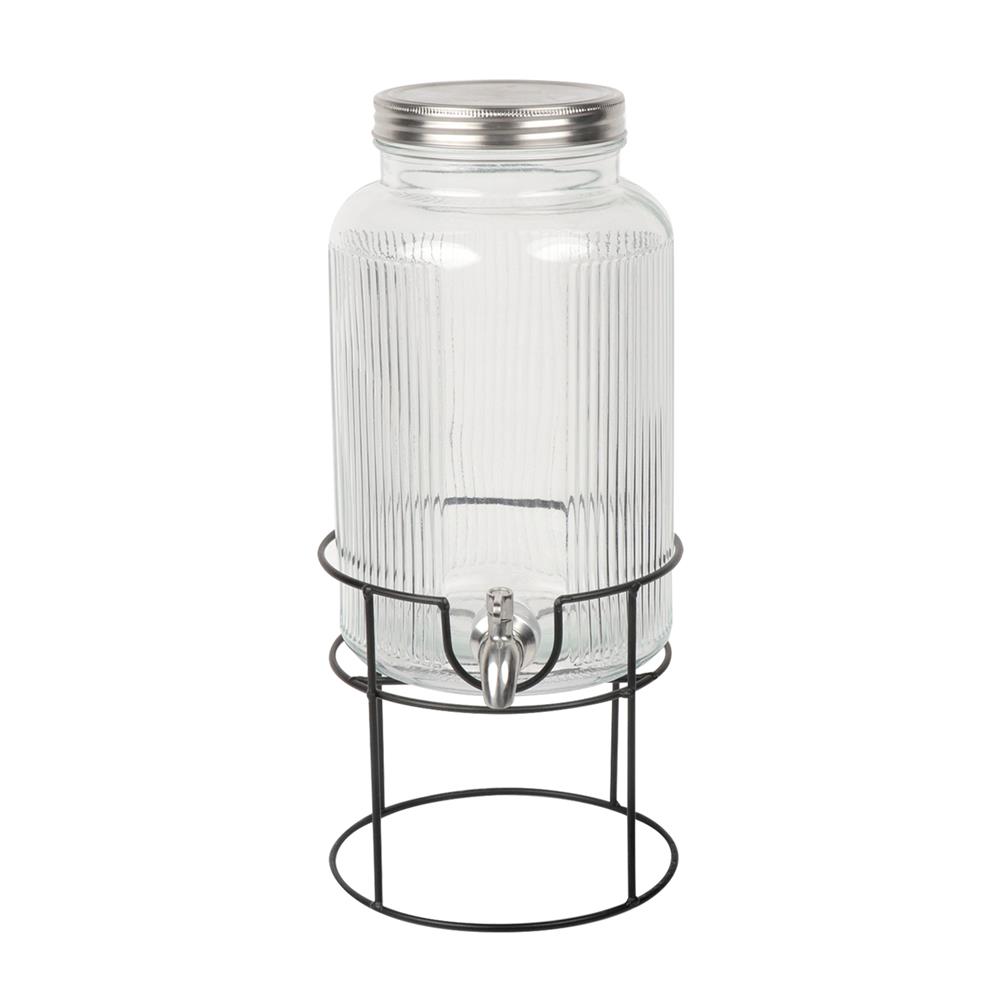 ขวดโหลแก้วมีก๊อก 5.5 ลิตร KECH IRON RACK