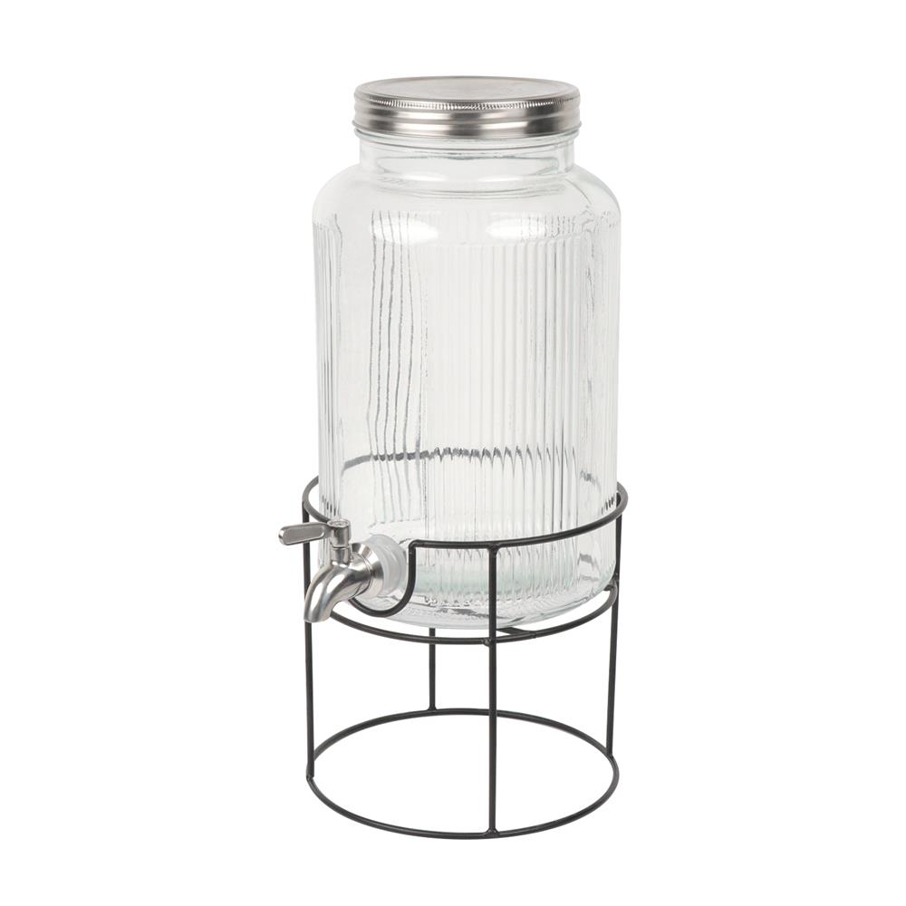 ขวดโหลแก้วมีก๊อก 5.5 ลิตร KECH IRON RACK