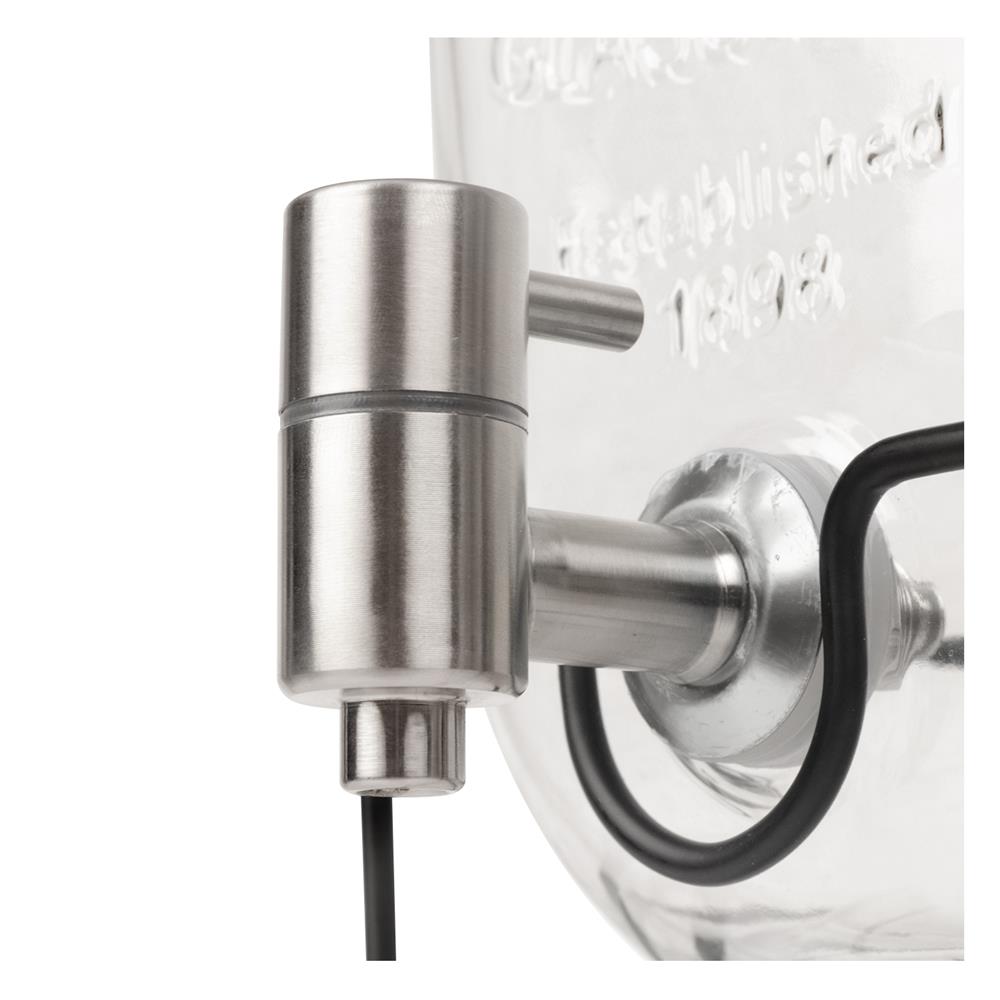 ขวดโหลแก้วมีก๊อก 4 ลิตร KECH IRON RACK