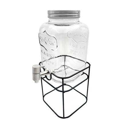 ขวดโหลแก้วมีก๊อก 4 ลิตร KECH IRON RACK_1