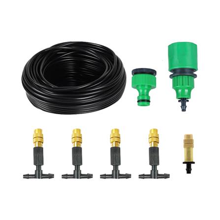 ชุดหัวพ่นหมอกทองเหลือง 5 หัว พร้อมสายไมโคร 5/7X10 ม. SPRING