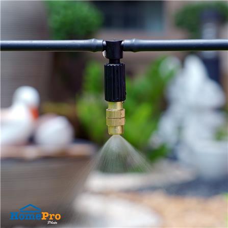 ชุดหัวพ่นหมอกทองเหลือง 5 หัว พร้อมสายไมโคร 5/7X10 ม. SPRING_4