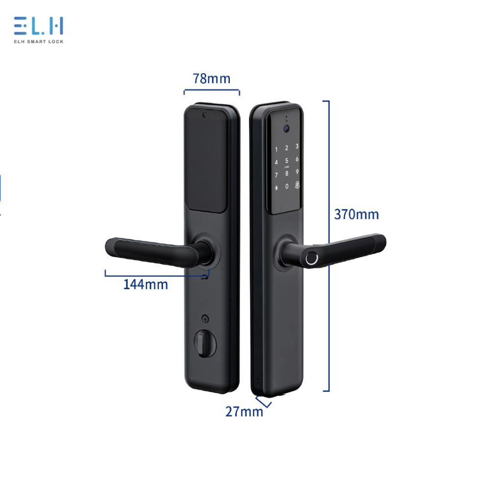 กลอนดิจิตอล ELH LC200 สีดำ