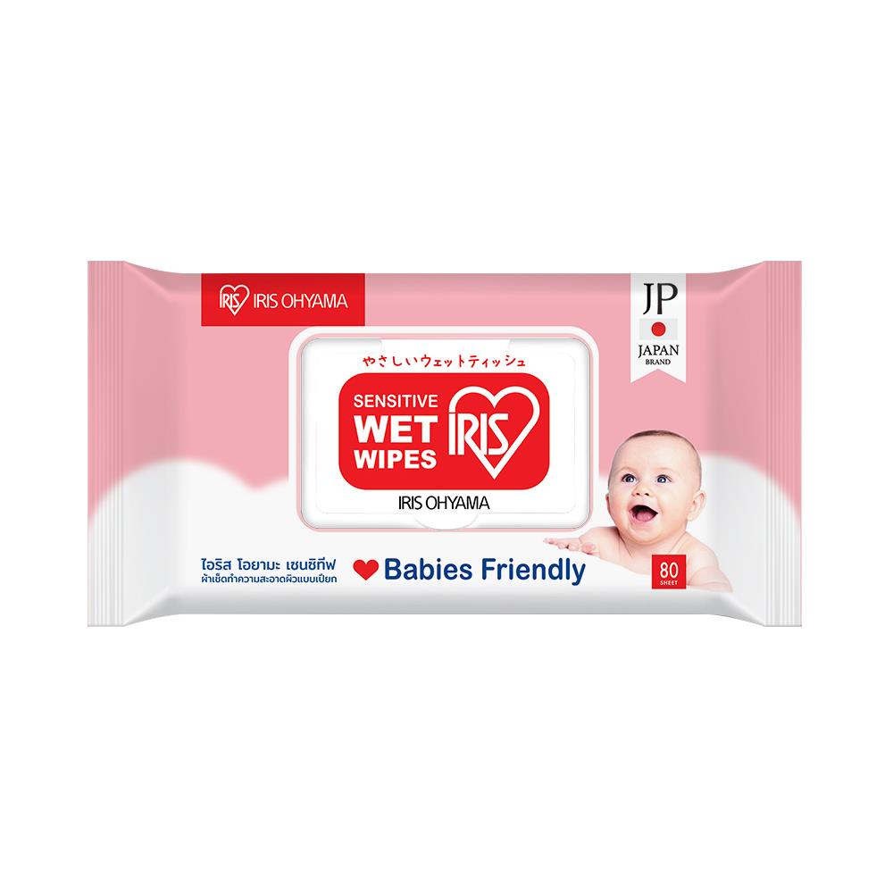 ผ้าเช็ดทำความสะอาด IRIS OHYAMA BABY CLEAN GENTLE 80 แผ่น