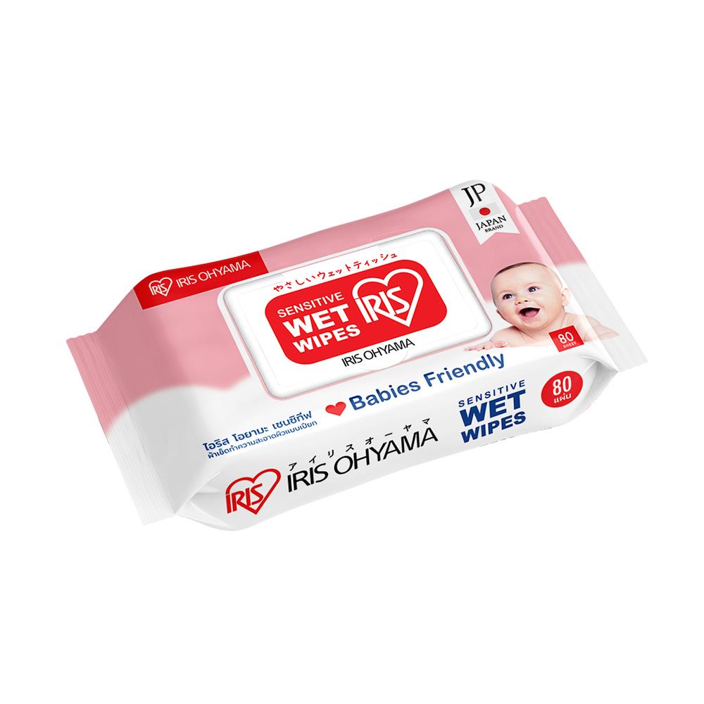 ผ้าเช็ดทำความสะอาด IRIS OHYAMA BABY CLEAN GENTLE 80 แผ่น