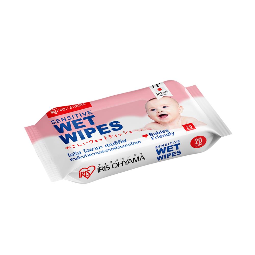 ผ้าเช็ดทำความสะอาด IRIS OHYAMA BABY CLEAN GENTLE 20 แผ่น