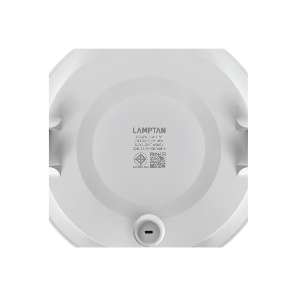 ดาวน์ไลท์ LED LAMPTAN CLICK&GO 9 นิ้ว 18 วัตต์ WARM WHITE สีขาว