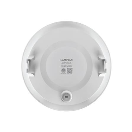 ดาวน์ไลท์ LED LAMPTAN CLICK&GO 9 นิ้ว 18 วัตต์ WARM WHITE สีขาว_2