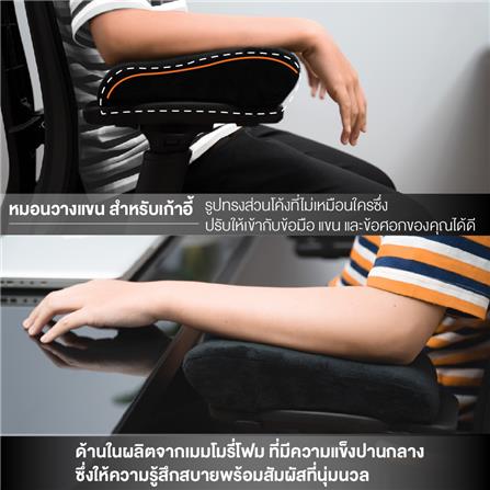 ที่วางแขนสำหรับเก้าอี้ ERGOTREND สีดำ_1