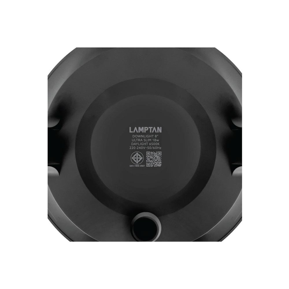 ดาวน์ไลท์ LED LAMPTAN CLICK&GO 9 นิ้ว 18 วัตต์ WARM WHITE สีดำ