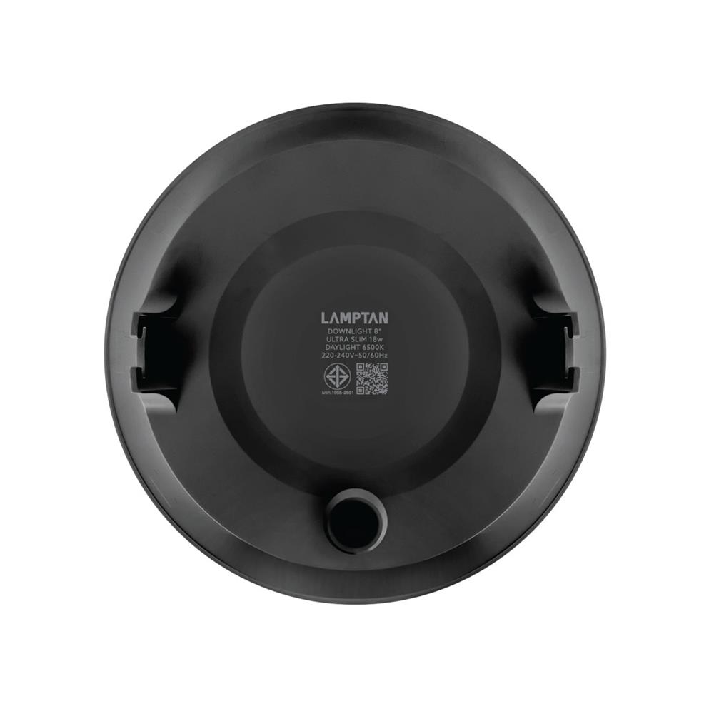 ดาวน์ไลท์ LED LAMPTAN CLICK&GO 9 นิ้ว 18 วัตต์ WARM WHITE สีดำ