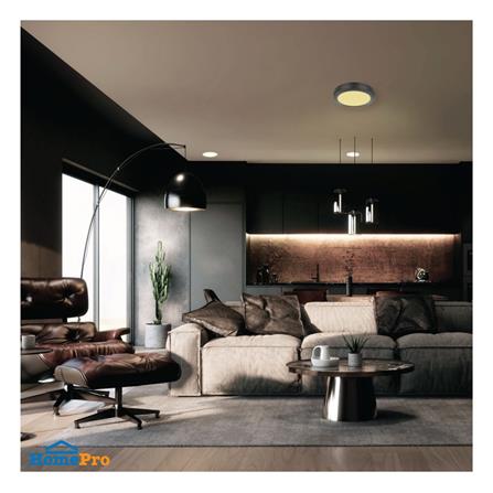 ดาวน์ไลท์ LED LAMPTAN CLICK&GO 9 นิ้ว 18 วัตต์ WARM WHITE สีดำ_7