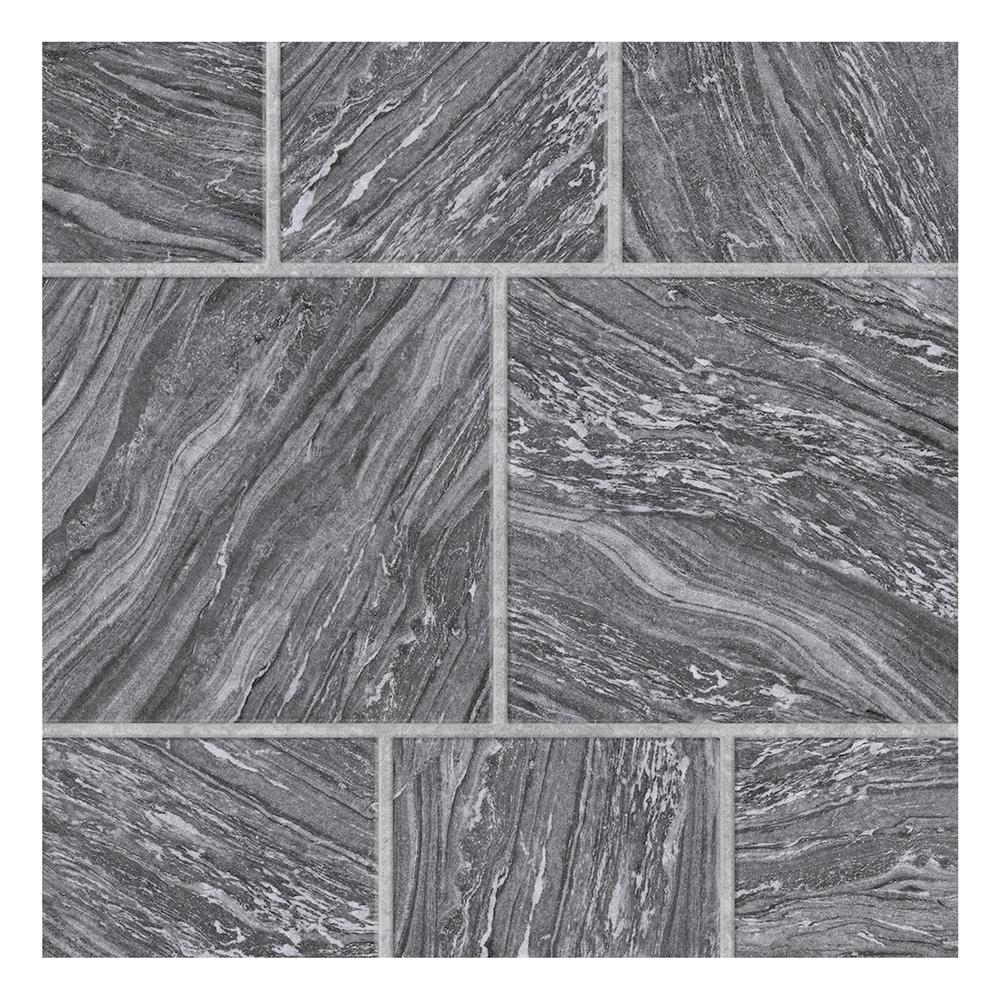 กระเบื้องพื้น 16x16 นิ้ว TARA อลิชา เทาเข้ม PM 0.96 ตร.ม._1