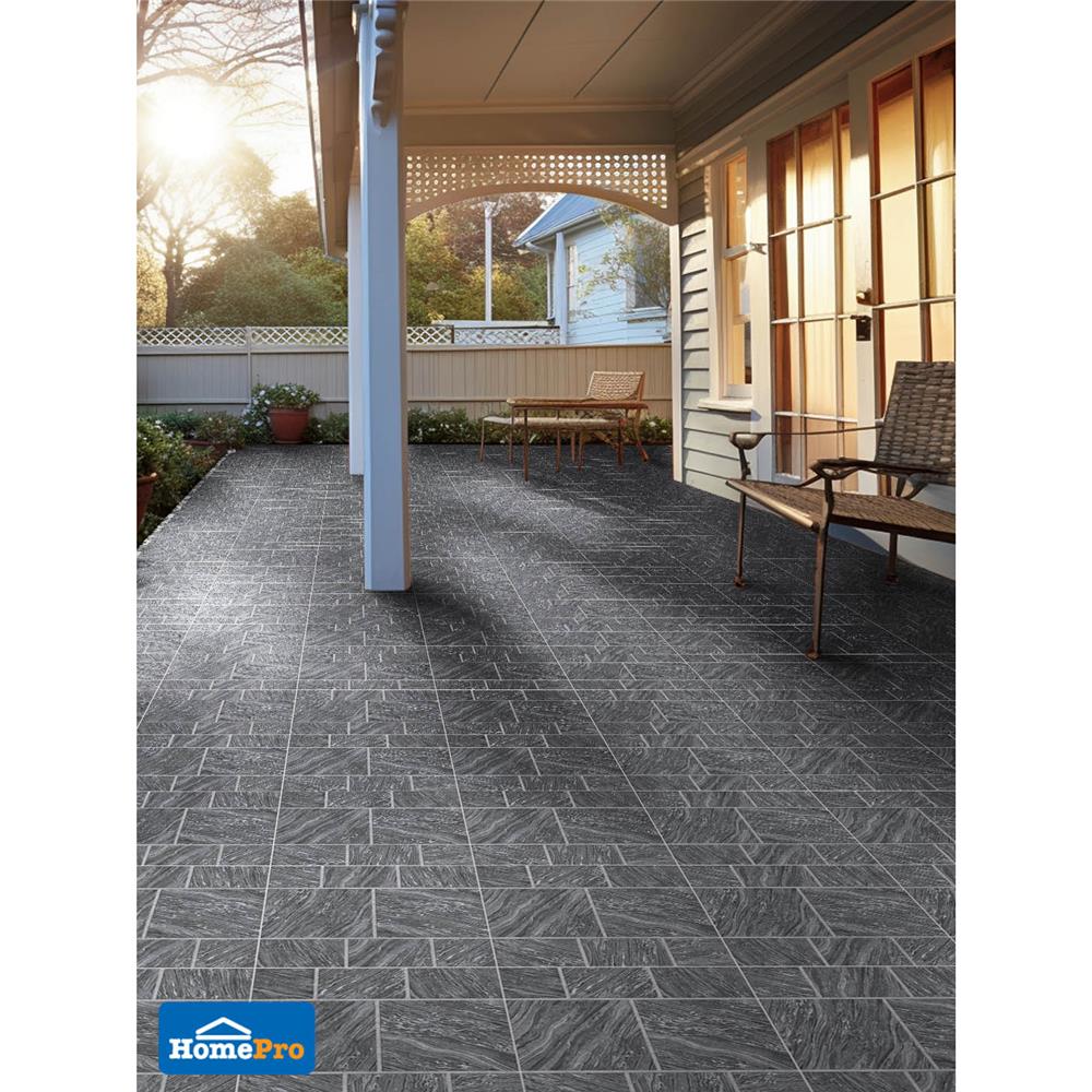 กระเบื้องพื้น 16x16 นิ้ว TARA อลิชา เทาเข้ม PM 0.96 ตร.ม.