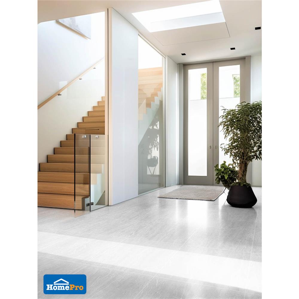 กระเบื้องพื้น 60x60 ซม. COTTO เรนสตอร์ม เทา PM 1.44M2