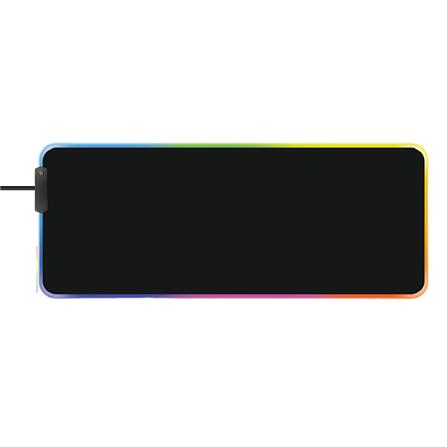แผ่นรองเมาส์พร้อมไฟ RGB ERGOTREND สีดำ