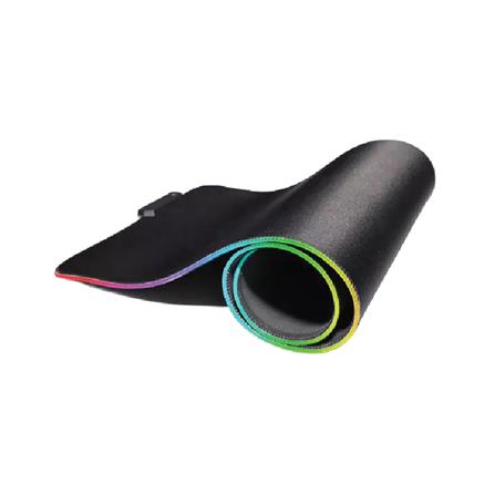 แผ่นรองเมาส์พร้อมไฟ RGB ERGOTREND สีดำ_1