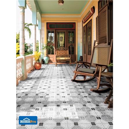 กระเบื้องพื้น 16x16 นิ้ว TARA วาร์ดี้ เทา PM 0.96M2_2