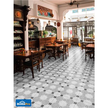 กระเบื้องพื้น 16x16 นิ้ว TARA วาร์ดี้ เทา PM 0.96M2_4